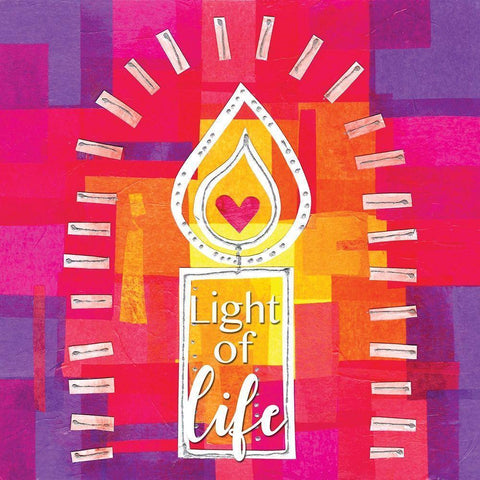 Light of Life Gold Ornate Wood Framed Art Print with Double Matting by P.S. Art