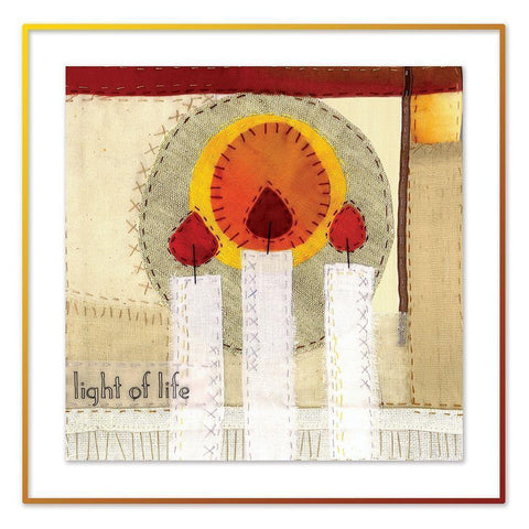 Light of Life II Gold Ornate Wood Framed Art Print with Double Matting by P.S. Art