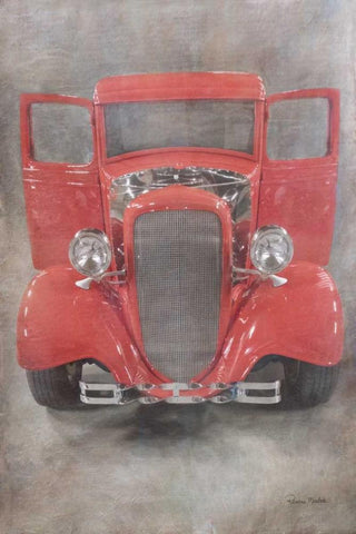 Red Hot Baby Black Ornate Wood Framed Art Print with Double Matting by Murdock, Ramona