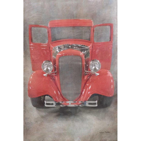 Red Hot Baby Black Modern Wood Framed Art Print with Double Matting by Murdock, Ramona