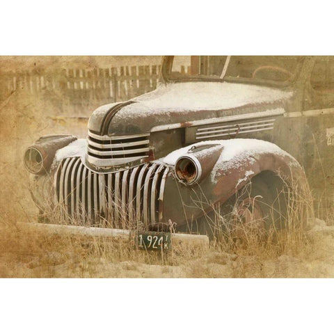 Truck Circa White Modern Wood Framed Art Print by Murdock, Ramona