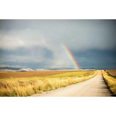 Wide Open Spaces Gold Ornate Wood Framed Art Print with Double Matting by Murdock, Ramona