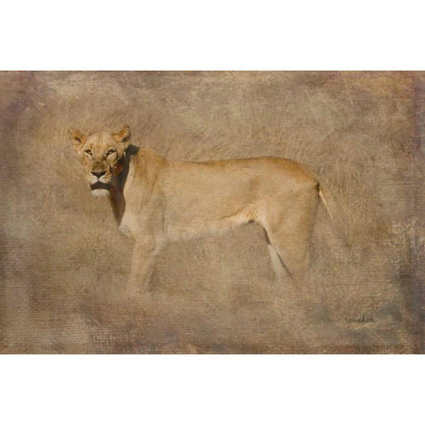 Queen Gold Ornate Wood Framed Art Print with Double Matting by Murdock, Ramona