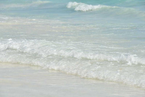 Ocean II White Modern Wood Framed Art Print with Double Matting by Murdock, Ramona