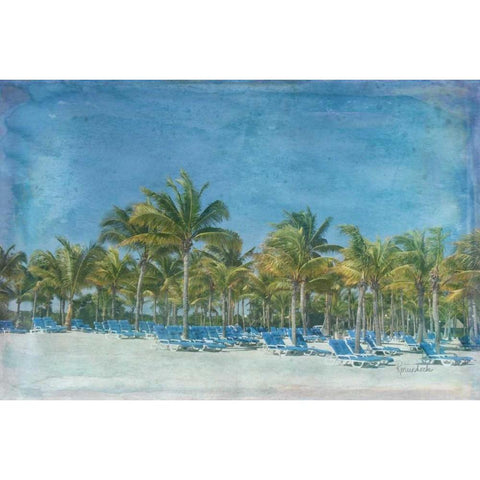 Paradise II Black Modern Wood Framed Art Print by Murdock, Ramona