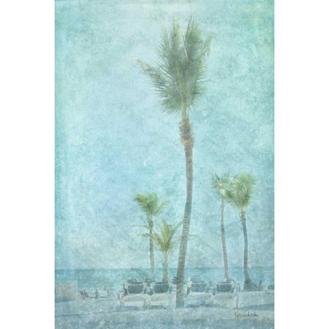 Palm III Black Modern Wood Framed Art Print by Murdock, Ramona