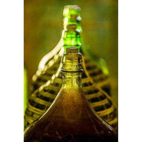 Gin Jugs Black Modern Wood Framed Art Print by Murdock, Ramona