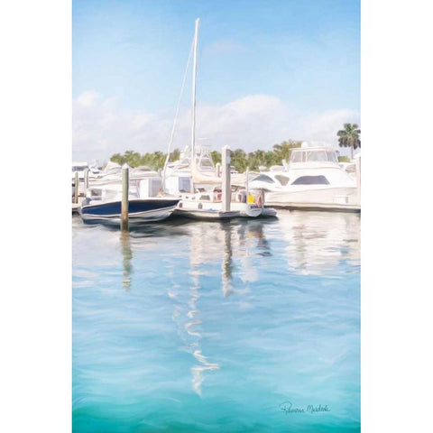 Sail Therapy II Gold Ornate Wood Framed Art Print with Double Matting by Murdock, Ramona