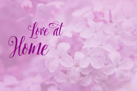 Love at Home White Modern Wood Framed Art Print with Double Matting by Murdock, Ramona