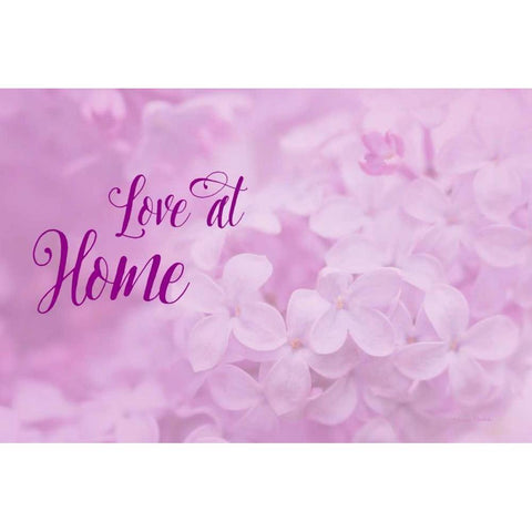 Love at Home White Modern Wood Framed Art Print by Murdock, Ramona