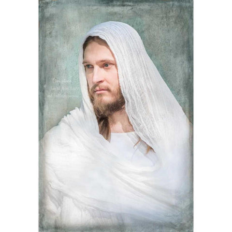 Messiah White Modern Wood Framed Art Print by Murdock, Ramona