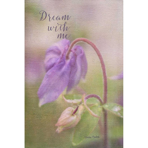 Dream With Me Gold Ornate Wood Framed Art Print with Double Matting by Murdock, Ramona