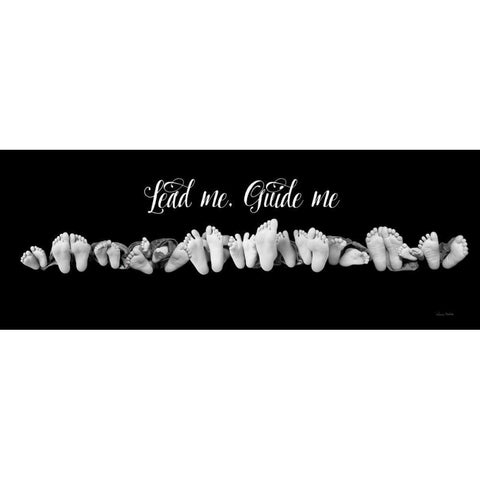 Lead Me Guide Me White Modern Wood Framed Art Print by Murdock, Ramona