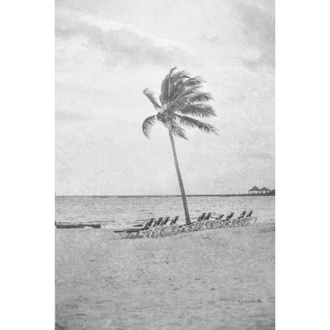 Blue Heaven Gold Ornate Wood Framed Art Print with Double Matting by Murdock, Ramona