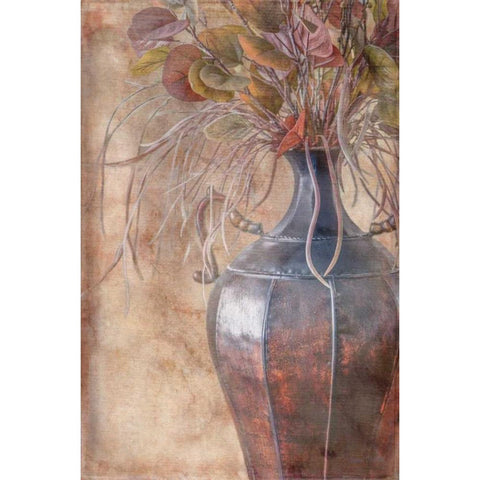 Cooper Vase Black Modern Wood Framed Art Print with Double Matting by Murdock, Ramona