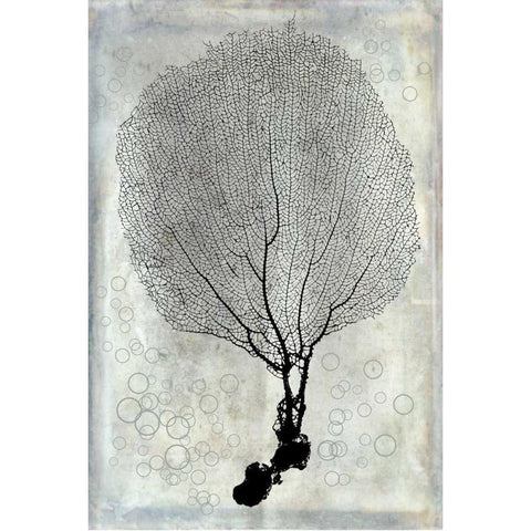 Soft Coral White Modern Wood Framed Art Print by Murdock, Ramona