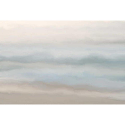 Sand Sea and Sky White Modern Wood Framed Art Print by Murdock, Ramona