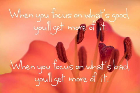 Focus on Good White Modern Wood Framed Art Print with Double Matting by Murdock, Ramona