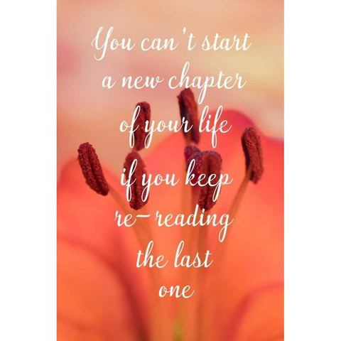 New Chapter White Modern Wood Framed Art Print by Murdock, Ramona