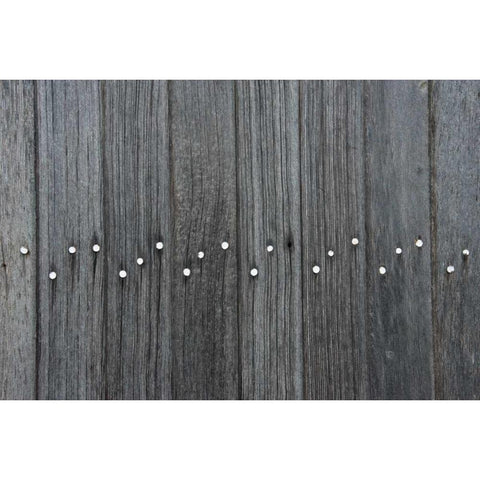 Weathered Wood White Modern Wood Framed Art Print by Murdock, Ramona