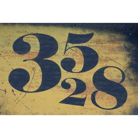 Fib Numbers Black Modern Wood Framed Art Print by Murdock, Ramona