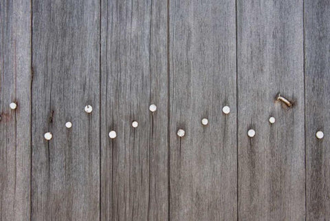 Weathered Wood Black Ornate Wood Framed Art Print with Double Matting by Murdock, Ramona