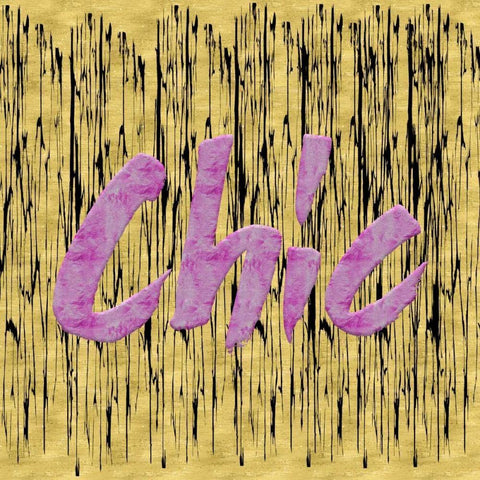 Chic Black Modern Wood Framed Art Print with Double Matting by Murdock, Ramona