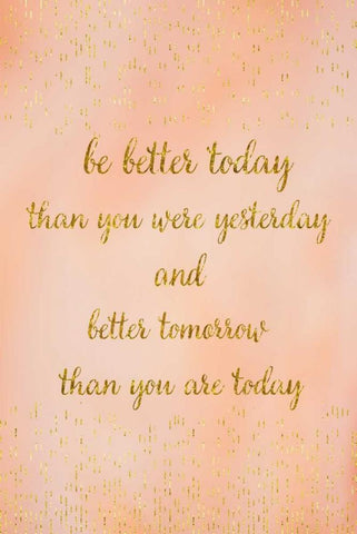 Better Today White Modern Wood Framed Art Print with Double Matting by Murdock, Ramona