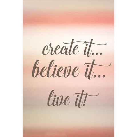 Create It Black Modern Wood Framed Art Print with Double Matting by Murdock, Ramona