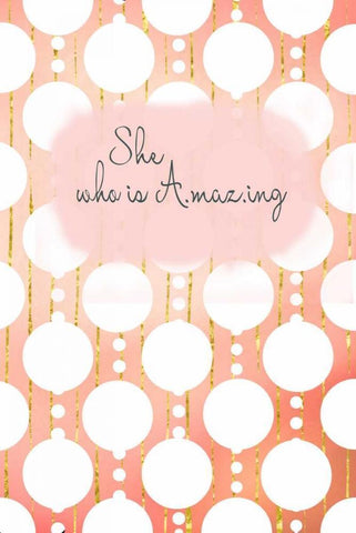 She Who Is Amazing Black Ornate Wood Framed Art Print with Double Matting by Murdock, Ramona