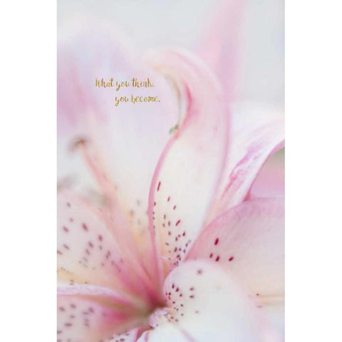 What You Think You Become White Modern Wood Framed Art Print by Murdock, Ramona