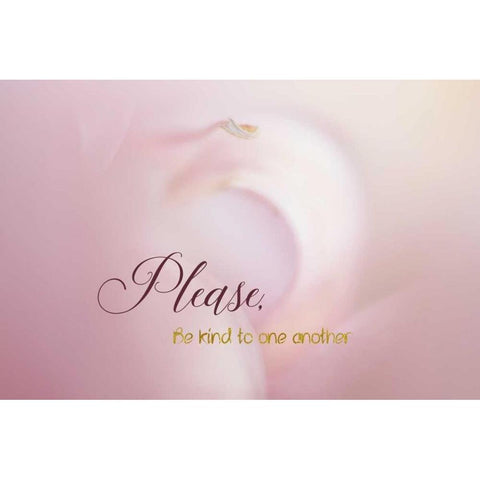 Be Kind Black Modern Wood Framed Art Print by Murdock, Ramona