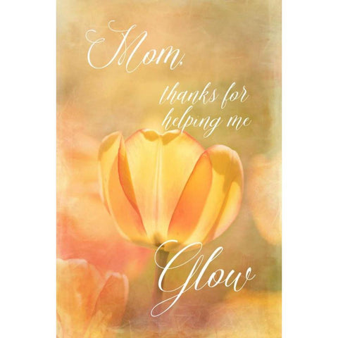 Helping Me Glow Gold Ornate Wood Framed Art Print with Double Matting by Murdock, Ramona