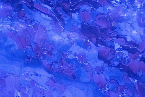 Marble Ocean I White Modern Wood Framed Art Print with Double Matting by Murdock, Ramona