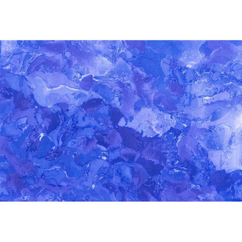 Marble Ocean II Black Modern Wood Framed Art Print with Double Matting by Murdock, Ramona