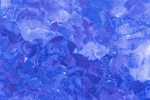 Marble Ocean II White Modern Wood Framed Art Print with Double Matting by Murdock, Ramona