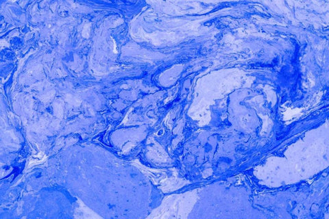 Marble Ocean III White Modern Wood Framed Art Print with Double Matting by Murdock, Ramona