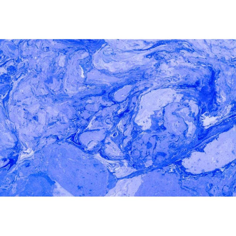 Marble Ocean III Black Modern Wood Framed Art Print by Murdock, Ramona