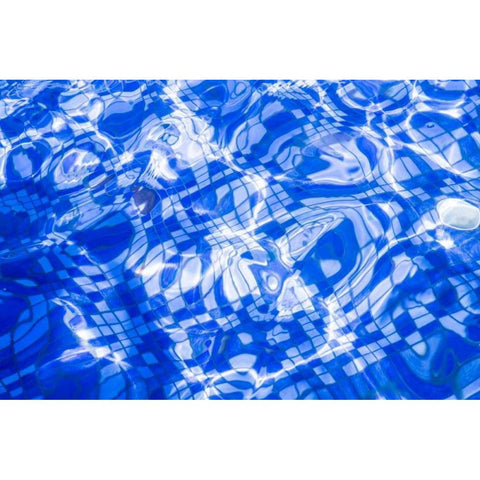 Cubes in Motion blue Black Modern Wood Framed Art Print by Murdock, Ramona