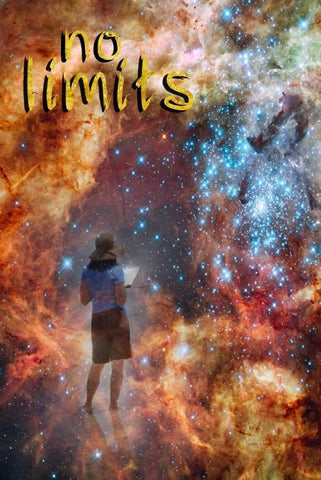 No Limits Black Ornate Wood Framed Art Print with Double Matting by Murdock, Ramona