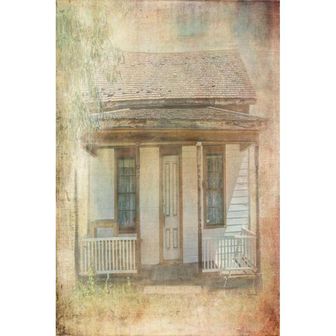 Prairie House White Modern Wood Framed Art Print by Murdock, Ramona