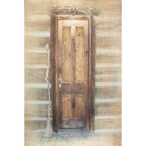 The Witchs Door White Modern Wood Framed Art Print by Murdock, Ramona