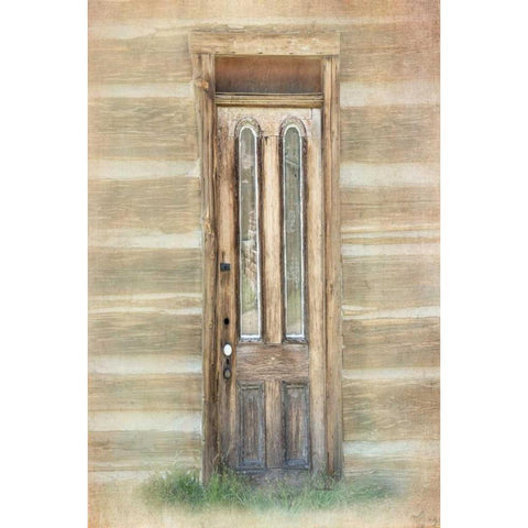 Door to Somewhere White Modern Wood Framed Art Print by Murdock, Ramona