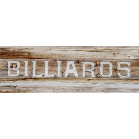 Billiards White Modern Wood Framed Art Print by Murdock, Ramona