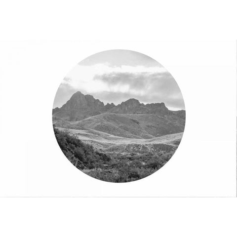 Wild Country Black Modern Wood Framed Art Print with Double Matting by Murdock, Ramona