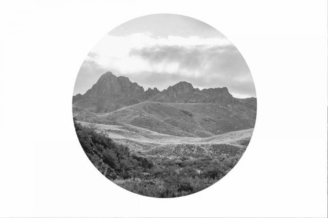 Wild Country White Modern Wood Framed Art Print with Double Matting by Murdock, Ramona