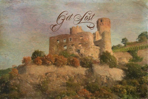 Get Lose Black Ornate Wood Framed Art Print with Double Matting by Murdock, Ramona