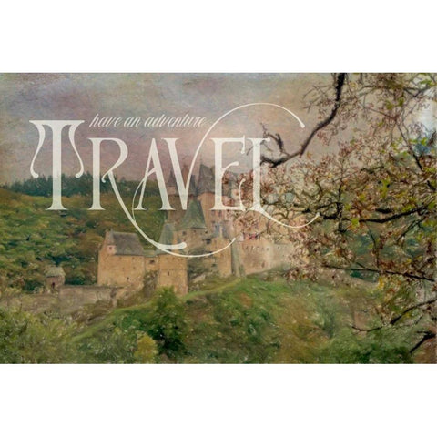 Have an Adventure White Modern Wood Framed Art Print by Murdock, Ramona