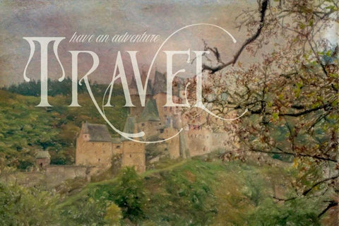 Have an Adventure White Modern Wood Framed Art Print with Double Matting by Murdock, Ramona