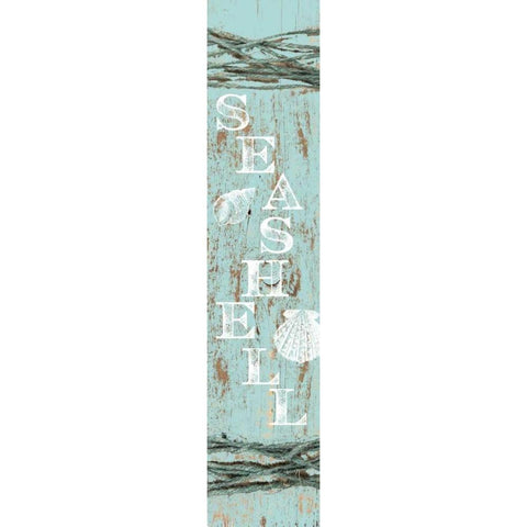 Seashell Gold Ornate Wood Framed Art Print with Double Matting by Murdock, Ramona